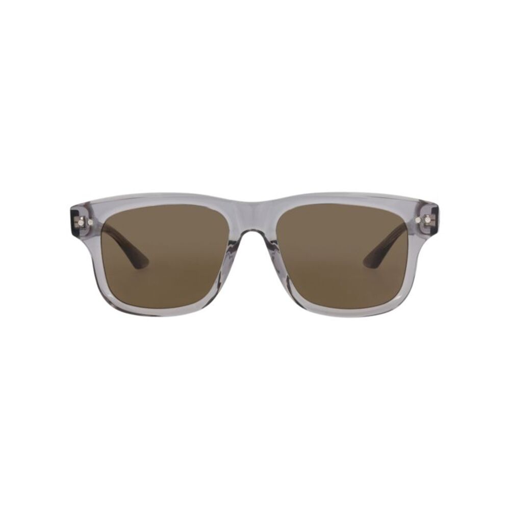 Montblanc Square-Frame Recycled Acetate Sunglasses Grey Mens